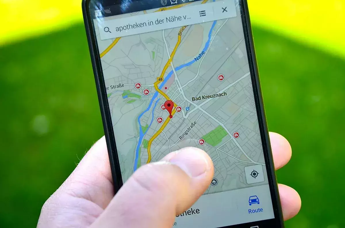 smartphone google maps