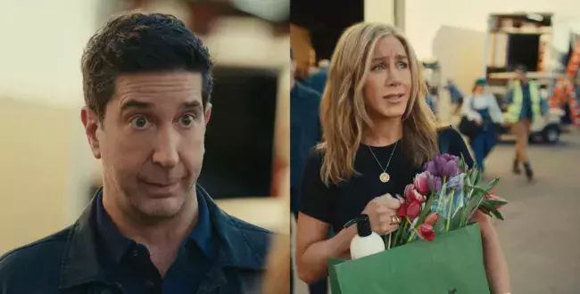 Ross i Rachel z „Przyjaciół” znowu razem w reklamie na Super Bowl. O co naprawdę chodzi w tym klipie?