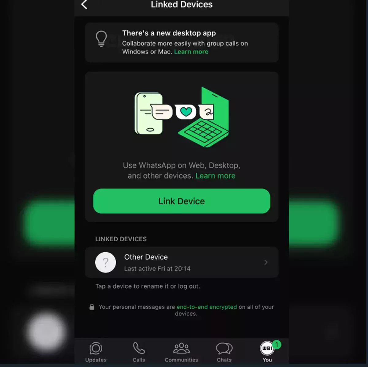 Nowe ulepszenie obejmie wyświetlenie banera na ekranie połączonych urządzeń