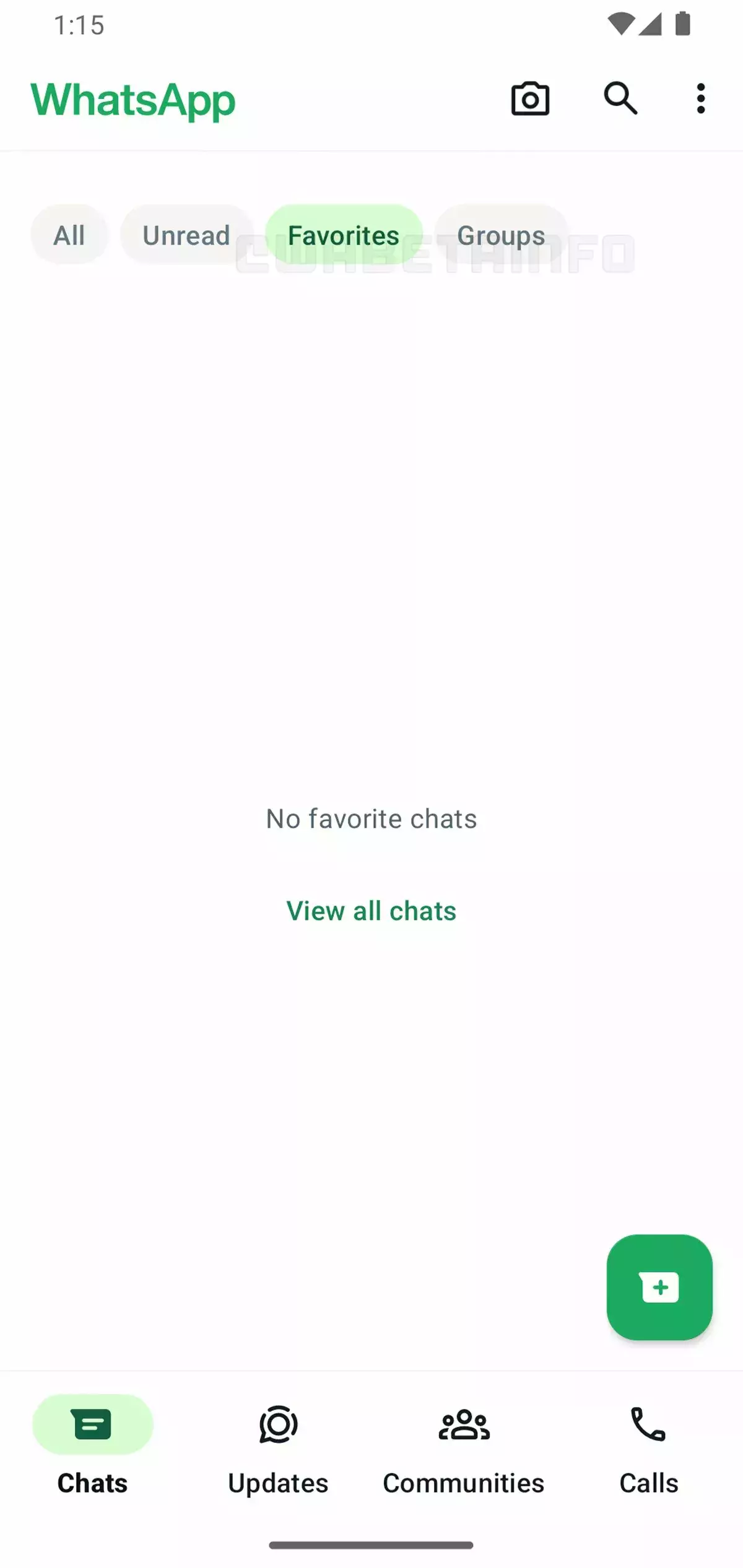 CHAT_FILTER w Whatsapp na Android